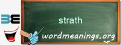 WordMeaning blackboard for strath